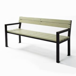 Скамейка AB-1001M-1500 с полимерным профилем