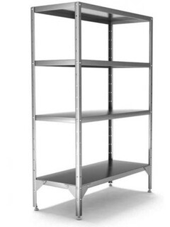 Стеллаж кухонный сплошная полка С-2x6x4/4, артикул С-2x6x4/4