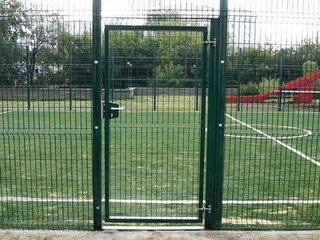 Калитка Profi Lock 2,43х1 RAL 6005, артикул Калитка 3D Profi 2.43x1