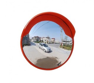 Сферическое уличное обзорное зеркало безопасности с козырьком ЗС-1000, артикул ЗС-1000