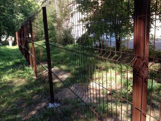 Панель 3D Medium 1730х3000 RAL8017, артикул ALM-28190582