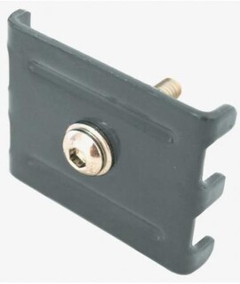 Крепление Скоба и винт М6х30 RAL 6005, артикул Крепление 3D забора Скоба M6x30