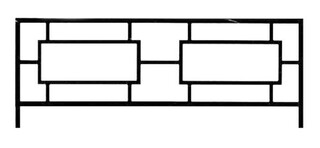 Ограждение пешеходное ПО-1, артикул ПО-1