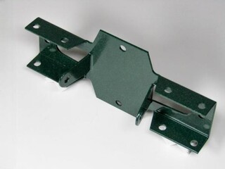 Крепление хомут 60х40 RAL 6005, артикул Х-кронштейн 60х40 окрашенный