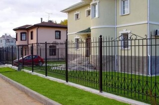 Заборная металлическая кованая секция высотой 1.2 метра, артикул ННЗ-010