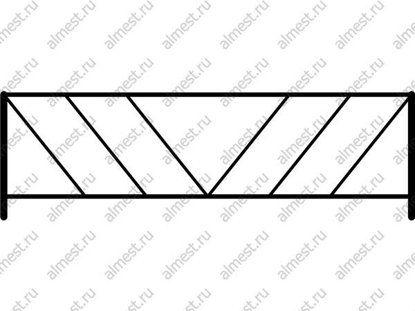 Ограждение газонное AB-5012 эконом