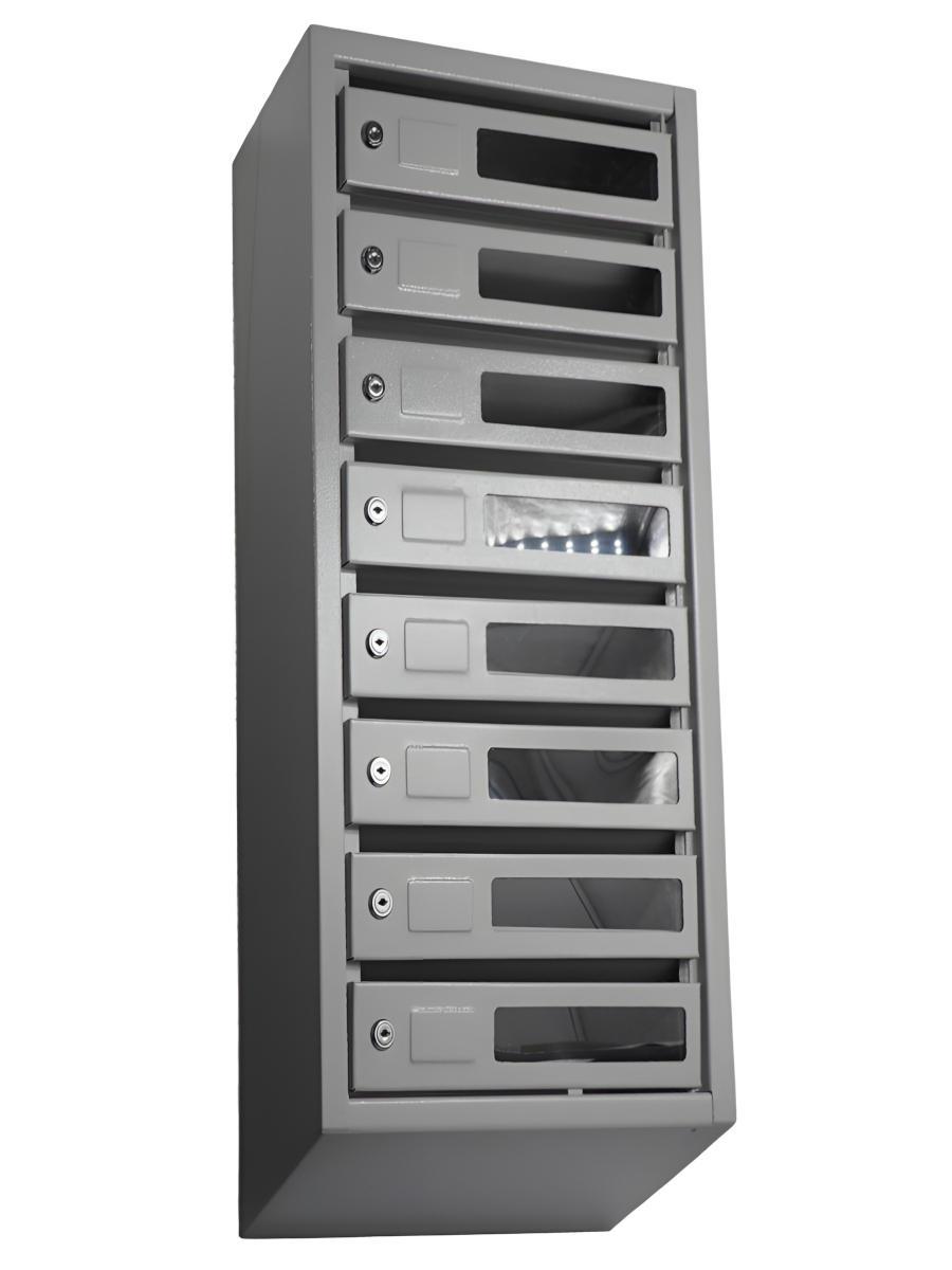Ящик почтовый с окошком и задней стенкой ЯПВЗС-8, артикул ALM-106828086