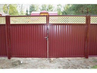Ворота Grand Line Estet Plus 2,03х3,6 RAL 8017, артикул Ворота Grand Line Estet Plus 2х3,68 RAL 8017