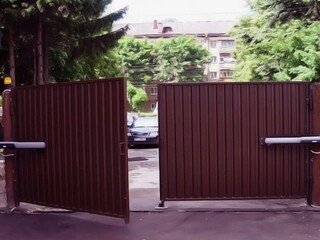 Ворота Grand Line Estet 2,03х3,6 RAL 8017, артикул Grand Line Estet 2х3,68 RAL 8017