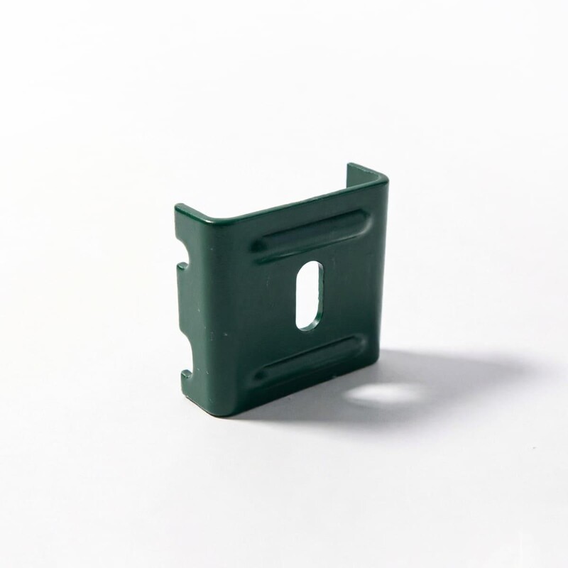 Крепление скоба для 3D забора RAL6005